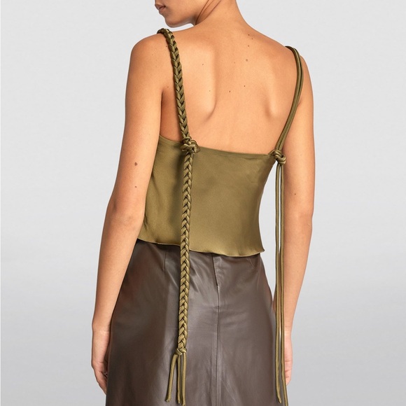Nanushka Stina Top (Khaki / size S) - Picture 5 of 13